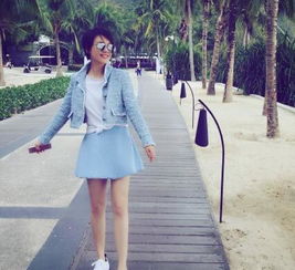 马思纯回国美照