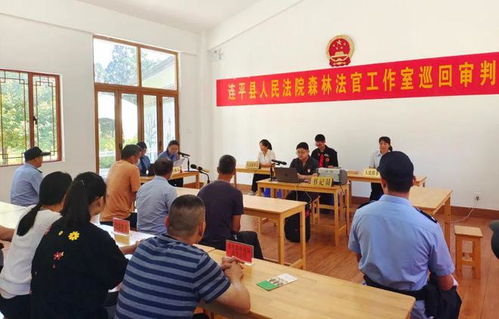 法官敲槌宣判的场景