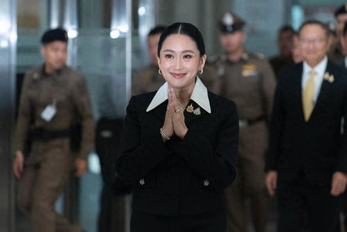 佩通坦解职后首度露面，微笑着面对记者