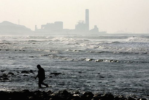 一座繁忙的火力发电厂