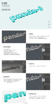 模型渲染文字效果
