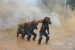 火箭军战士训练