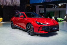 MG7在成都车展上展出