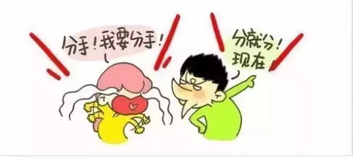 情侣分手后的争吵场景