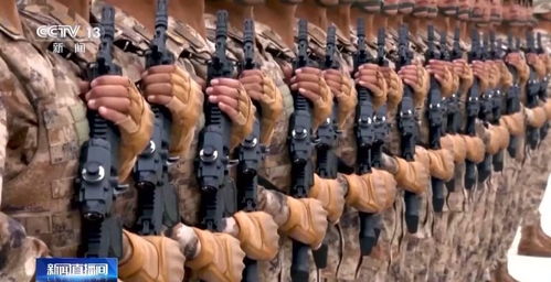 四支战略兵种受阅方队军旗