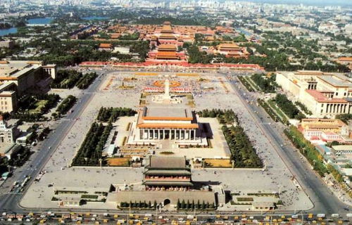 天安门广场观众席俯视