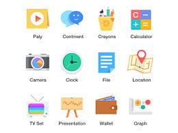 澎湃OS 3扁平化图标示例