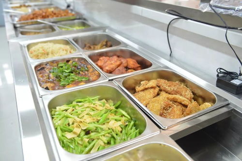 食堂美食展示区