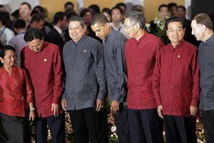 中俄领导人合影