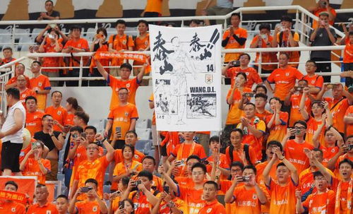 泰山队集体庆祝