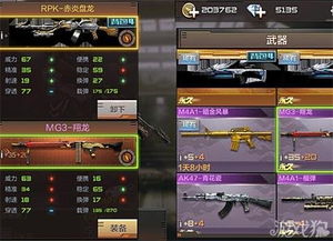 双方武器装备对比图