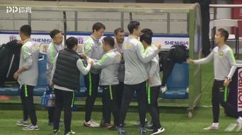 国安教练组庆祝