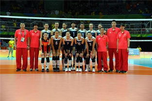 中国女排成员合影留念