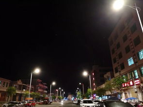 天津街头美丽的夜景