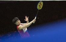 山口茜在比赛中展现强大实力