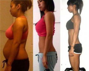 减肥前后对比
