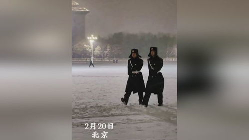 士兵们迈着整齐的步伐前行