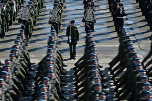 阅兵装备彩排照片