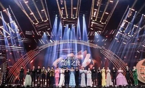 微博之夜现场人群热情欢呼