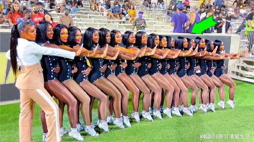 标兵整齐统一的动作