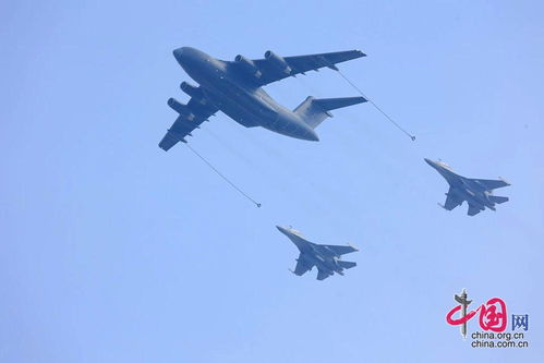 壮观的空中梯队