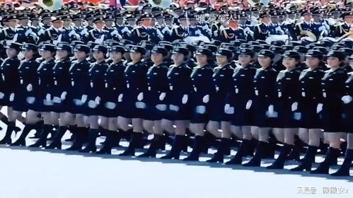 英姿飒爽的女兵方队