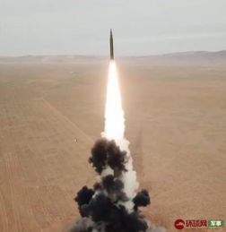 东风 - 5C 导弹发射时的震撼场景