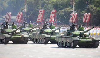 威武雄壮的坦克方队