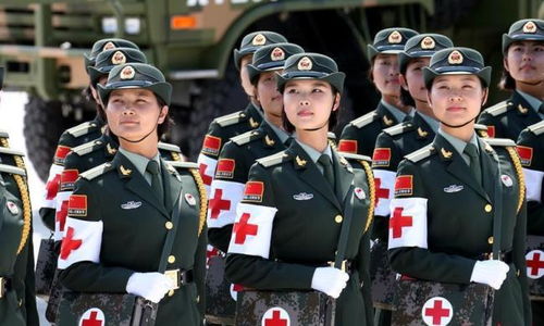 武警方队英姿飒爽