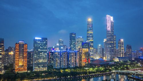 繁华的城市夜景