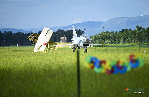 战鹰翱翔蓝天白云间