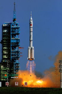 神舟飞船发射瞬间