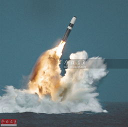 潜艇发射潜射弹道导弹场景