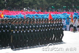 受阅方队整齐退场宛如巨龙震撼人心