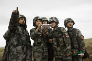 军人在阅兵中的英姿