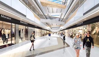 万达广场内部景象