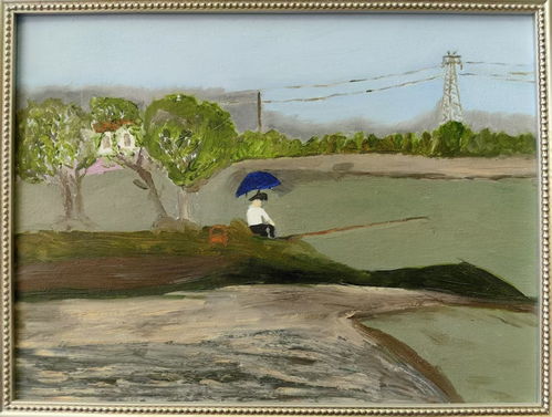 奶奶的油画作品