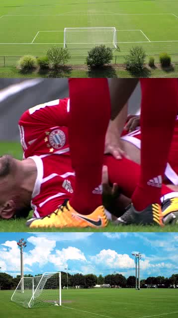 球员带着足球在奔跑