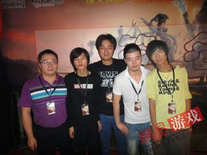 各战队队员合影