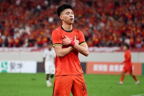 王钰栋进球后庆祝