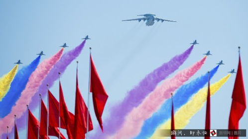 市民观看空中梯队