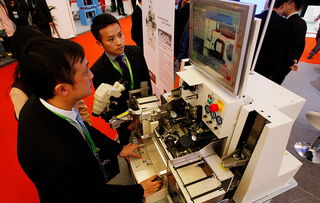 中国企业的半导体设备展示图