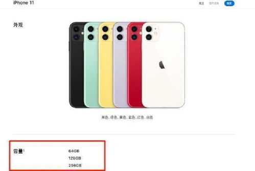 iPhone不同型号对比