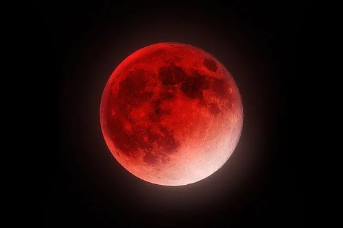 观赏红月亮