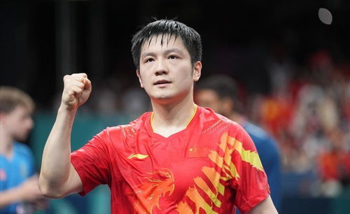 樊振东奋力击球