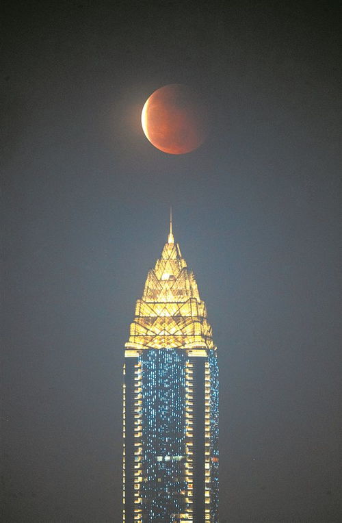 最圆最红的红月亮震撼登场！