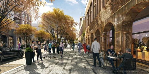 未来城市的道路场景设想