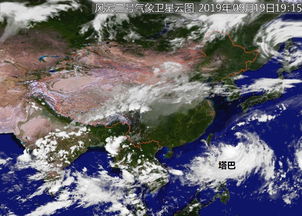 这是台风塔巴的路径示意图