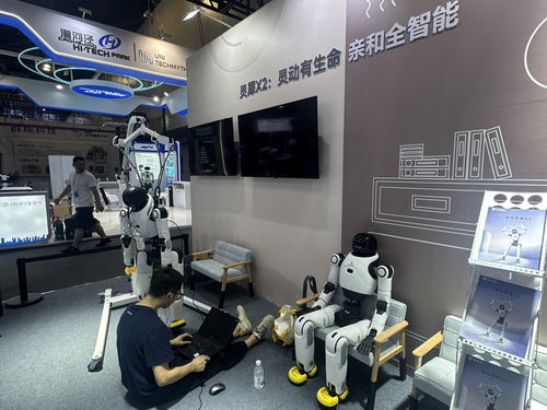 灵犀X2机器人在展台