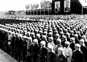 1958年女民兵阅兵